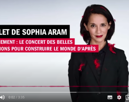 La nature a horreur du vide… Chère Sophia Aram.